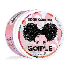 Edge Control Wax Strong Hold Non-greasy Hair Styling Gel – Edge Wax No Flaking Edge Control for Black Hair Edge Wax for Women Rose&Black Castor Oil for Hair Growth Edge Brush Hair Braid Bonnet(edge control-1pc)