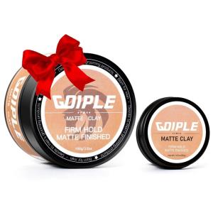 Hair Styling Clay, Matte Finish Hair Paste for Men, Water Based Matte Texture, Clay Pomade Ideal for All Men’s Hair Types 100g (3.5oz)(hair clay-2pcs)