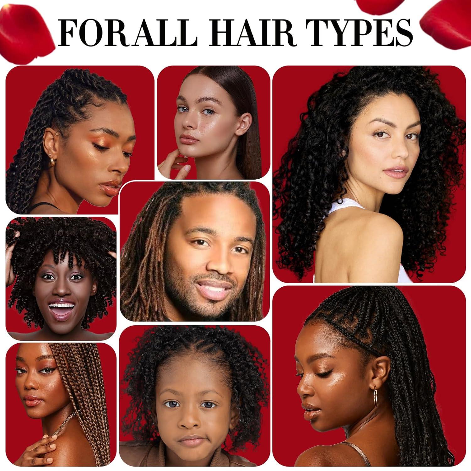 imageRose Water for Hair Loc Spray Refreshing for Locs Braid Oil for Soothes Moisturizes Dry amp Itchy Scalp Braiding Scalp Oil for Twists Loc Brush for Dreads Comfortable Massage Comb amp Braid Bonnetrose water spray1pc