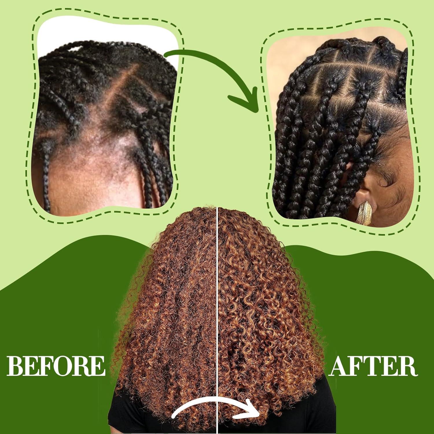 imageRose Water for Hair Loc Spray Refreshing for Locs Rose Water Hair Scalp Moisturizer Hydrating Dreadlock Rosewater amp Peppermint Spray Loc Brush for Dreads Comfortable Massage Wide Tooth Comb 2PCS