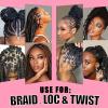 16oz Big Capacity Braid Gel Good for Twist, Locs, Braids, Edge No Flake Extra Hold High Shine Braiding Gel & Edge Control, Loc Gel Long Lasting for Locks, Cornrows Smooths & Tames Frizz(13.4oz Strawberry Flavor)