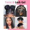 16oz Big Capacity Braid Gel Good for Twist, Locs, Braids, Edge No Flake Extra Hold High Shine Braiding Gel & Edge Control, Loc Gel Long Lasting for Locks, Cornrows Smooths & Tames Frizz(8.8oz-Strawberry Flover)