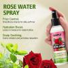 2-in-1 Shampoo & Conditioner for All Types of Dreadlocks and Hairstyles Shine & Lightweight – Rose Water for Hair Loc Spray Moisturizing Refreshing for, Dreads, Locks- Rose Water Shampoo & Spray Set