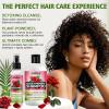 2-in-1 Shampoo & Conditioner for All Types of Dreadlocks and Hairstyles Shine & Lightweight – Rose Water for Hair Loc Spray Moisturizing Refreshing for, Dreads, Locks- Rose Water Shampoo & Spray Set