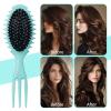 8 Pieces Hair Styling Comb Set Teasing Rat Tail Brush for Edge&Back Brushing, Combing, Slicking Hair for Women Edge Brush Double Sided Edge Comb for All Hair Styles(edge control brush-8pcs)(curl brush-green-1pc)