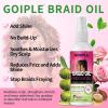 Braid Oil for Soothes Moisturizes Dry & Itchy Scalp Braiding Scalp Oil for Locs & Twists – Mousse for Braids Curl Styling for Women – Definition Curl Control Braid Mousse Hair Foam for All Braids Hair(4 Fl Oz (Pack of 2))