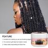 Extra Hold Styling Gel and Mousse for Braids, Twists, Locs, Cornrows – Frizz Taming, Smoothing & Edge Control with Rosemary Hair Growth Oil (Bonus: Hair Combs, Bonnet, Clips)