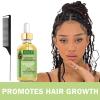 Extra Hold Styling Gel and Mousse for Braids, Twists, Locs, Cornrows – Frizz Taming, Smoothing & Edge Control with Rosemary Hair Growth Oil (Bonus: Hair Combs, Bonnet, Clips)