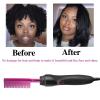 Goiple Electric Hot Comb Pink Hair Straightener Electrical Straightening Comb Curling Iron for Natural Black Hair Wigs with Wide Tooth/Rat Tail Comb, Wax Stick, Wig Cap, Edge Band, Hair Clips(Hot Comb-12pcs)
