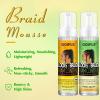 Goiple Hair Mousse for Braids, Twist, Locs – Braid Foam Control Mousse, No Flake, High Shine Style and Moisturizes, Lightweight Easy to Apply 16 fl oz (2pcs)