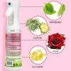 Rose Water for Hair Loc Spray Refreshing for Locs – Braid Oil for Soothes Moisturizes Dry & Itchy Scalp Braiding Scalp Oil for Twists – Loc Brush for Dreads Comfortable Massage Comb & Braid Bonnet(rose water spray-1pc)