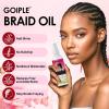 Rose Water for Hair Loc Spray Refreshing for Locs – Braid Oil for Soothes Moisturizes Dry & Itchy Scalp Braiding Scalp Oil for Twists – Loc Brush for Dreads Comfortable Massage Comb & Braid Bonnet(rose water spray-4pcs)