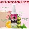 Rose Water for Hair Loc Spray Refreshing for Locs – Braid Oil for Soothes Moisturizes Dry & Itchy Scalp Braiding Scalp Oil for Twists – Loc Brush for Dreads Comfortable Massage Comb & Braid Bonnet(rose water spray-4pcs)