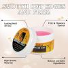 Strong Hold Extra Hold Braiding Gel & Edge Tamer – Tames Frizz, Smoothing Mousse for Twists, Locs, Braids, Cornrows (with Hair Oil, Hair Combs, Bonnet, and Clips)(pineapple-14pcs)