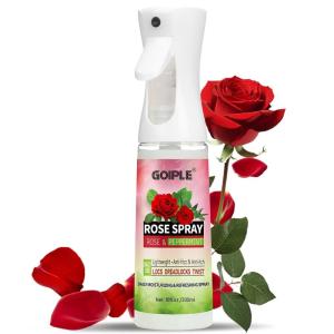 Rose Water for Hair Loc Spray Refreshing for Locs – Braid Oil for Soothes Moisturizes Dry & Itchy Scalp Braiding Scalp Oil for Twists – Loc Brush for Dreads Comfortable Massage Comb & Braid Bonnet(rose water spray-1pc)