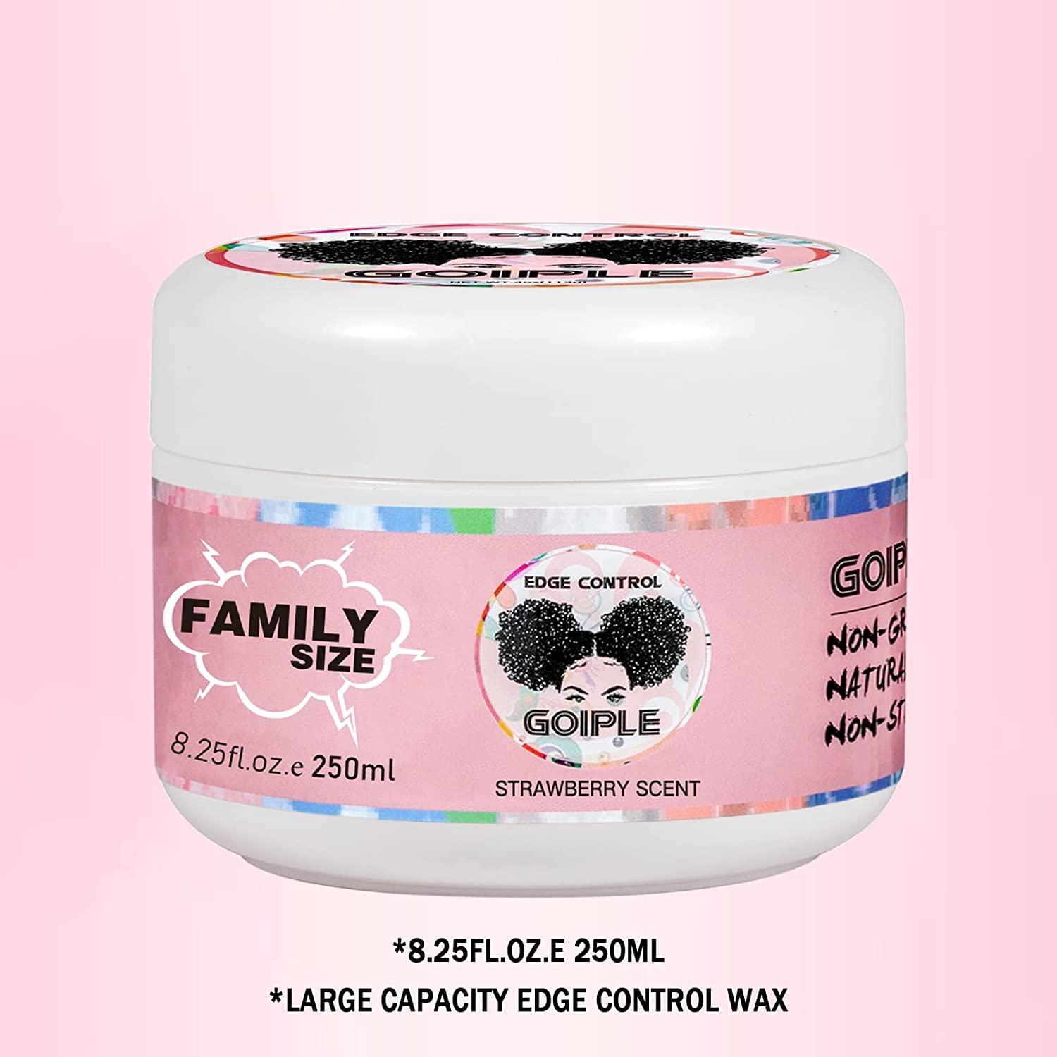 image825 OZ Edge Control Wax for Women Strong Hold Nongreasy Edge Smoother Edge Control for Back Hair Extreme Hold Pack Hair Gel for All Hair Types No Flaking Extra Hold Waterbased Edge Stay Gel Set825oz edge control pink