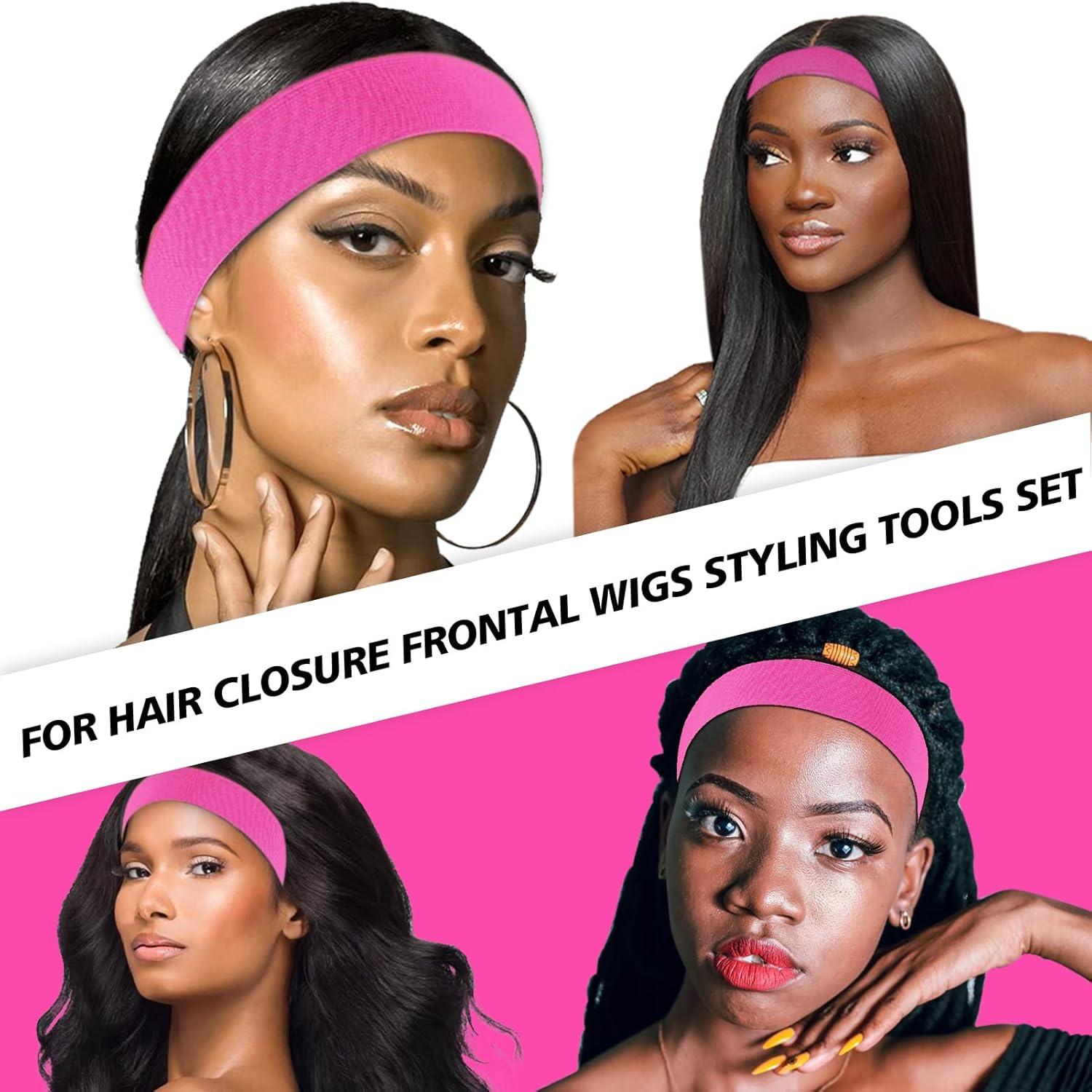 image825 OZ Edge Control Wax for Women Strong Hold Nongreasy Edge Smoother Edge Control for Back Hair Extreme Hold Pack Hair Gel for All Hair Types No Flaking Extra Hold Waterbased Edge Stay Gel Set4oz edge control set