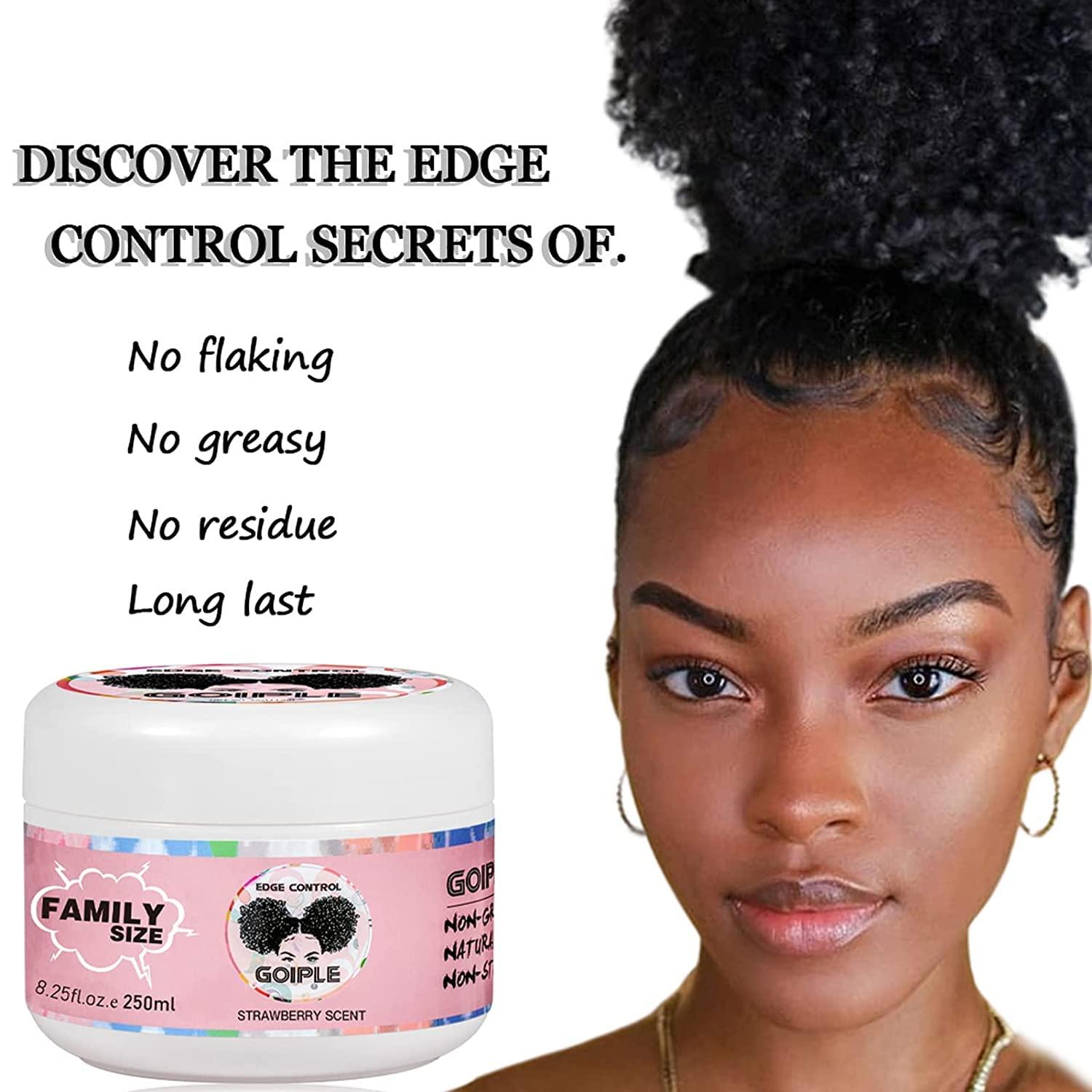 image825 OZ Edge Control Wax for Women Strong Hold Nongreasy Edge Smoother Edge Control for Back Hair Extreme Hold Pack Hair Gel for All Hair Types No Flaking Extra Hold Waterbased Edge Stay Gel Set825oz edge control pink