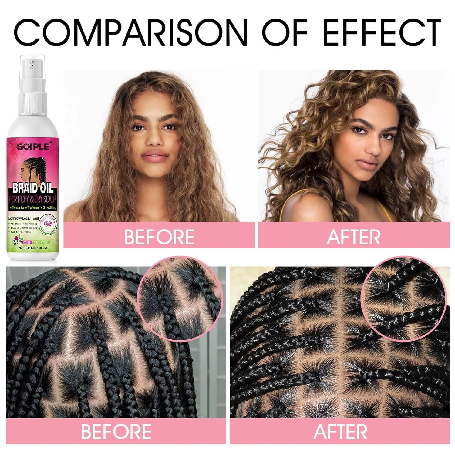 imageBraid Spray Rose Mint for Dreads Dreadlocks Locks NoWater Braid Shampoo for Locs Twists Weaves RinseFree Dreadlock Shampoo for BuildUp Braid Oil for Soothes Moisturizes Dry amp Itchy Scalp