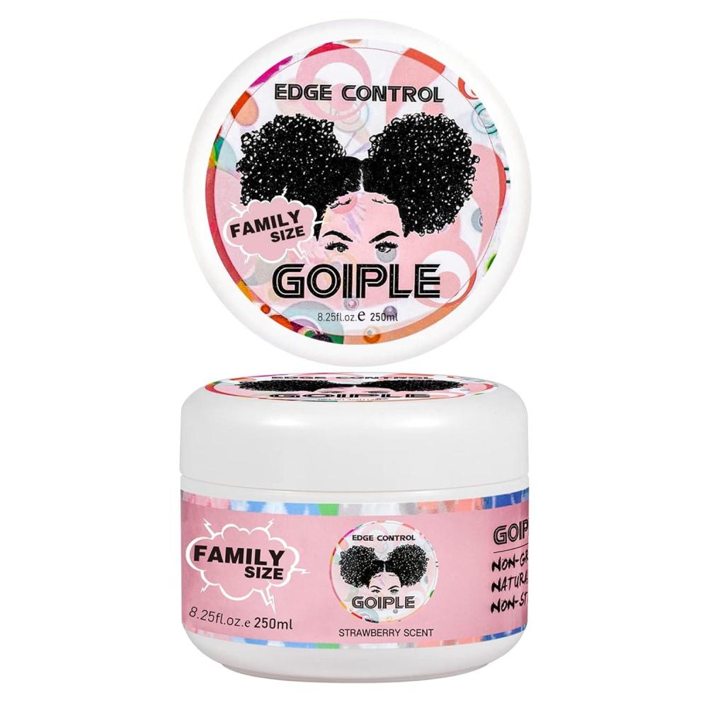 image825 OZ Edge Control Wax for Women Strong Hold Nongreasy Edge Smoother Edge Control for Back Hair Extreme Hold Pack Hair Gel for All Hair Types No Flaking Extra Hold Waterbased Edge Stay Gel Set825oz edge control pink