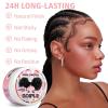 8.25 OZ Edge Control Wax for Women Strong Hold Non-greasy Edge Smoother, Edge Control for Back Hair Extreme Hold Pack, Hair Gel for All Hair Types, No Flaking, Extra Hold Water-based Edge Stay Gel Set(8.25oz edge control set-5pcs)