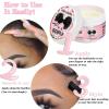 8.25 OZ Edge Control Wax for Women Strong Hold Non-greasy Edge Smoother, Edge Control for Back Hair Extreme Hold Pack, Hair Gel for All Hair Types, No Flaking, Extra Hold Water-based Edge Stay Gel Set(8.25oz edge control pink)