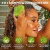 Loc Shampoo Bar & Conditioner- Braid Shampoo Bar Works for Dreadlocks, Microlocs, Sisterlocks, Braids Remove Product | Rose Water for Hair Loc Spray Moisturizing Refreshing & Wooden Holder