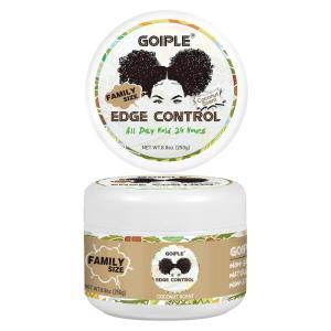 8.25 OZ Edge Control Wax for Women Strong Hold Non-greasy Edge Smoother, Edge Control for Back Hair Extreme Hold Pack, Hair Gel for All Hair Types, No Flaking, Extra Hold Water-based Edge Stay Gel Set(8.8oz edge control coconut scent)