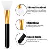 Wig Glue for Lace Front Wigs, Waterproof Lace Front Wig Adhesive & Silicone Applicator for Wigs, Strong Hold Transparent Lace Glue Edge Band for Hair Replacement Invisible Hair Bonding Adhesive(4PCS)(lace glue & applicator -8pcs)