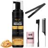 Lace Tint Melting Mousse for Women’s Hair Wigs, Toupees, and Hairpieces – 6.8 fl oz Natural Finishing Color Tool Set (Dark Brown)(Light Brown-5pcs)
