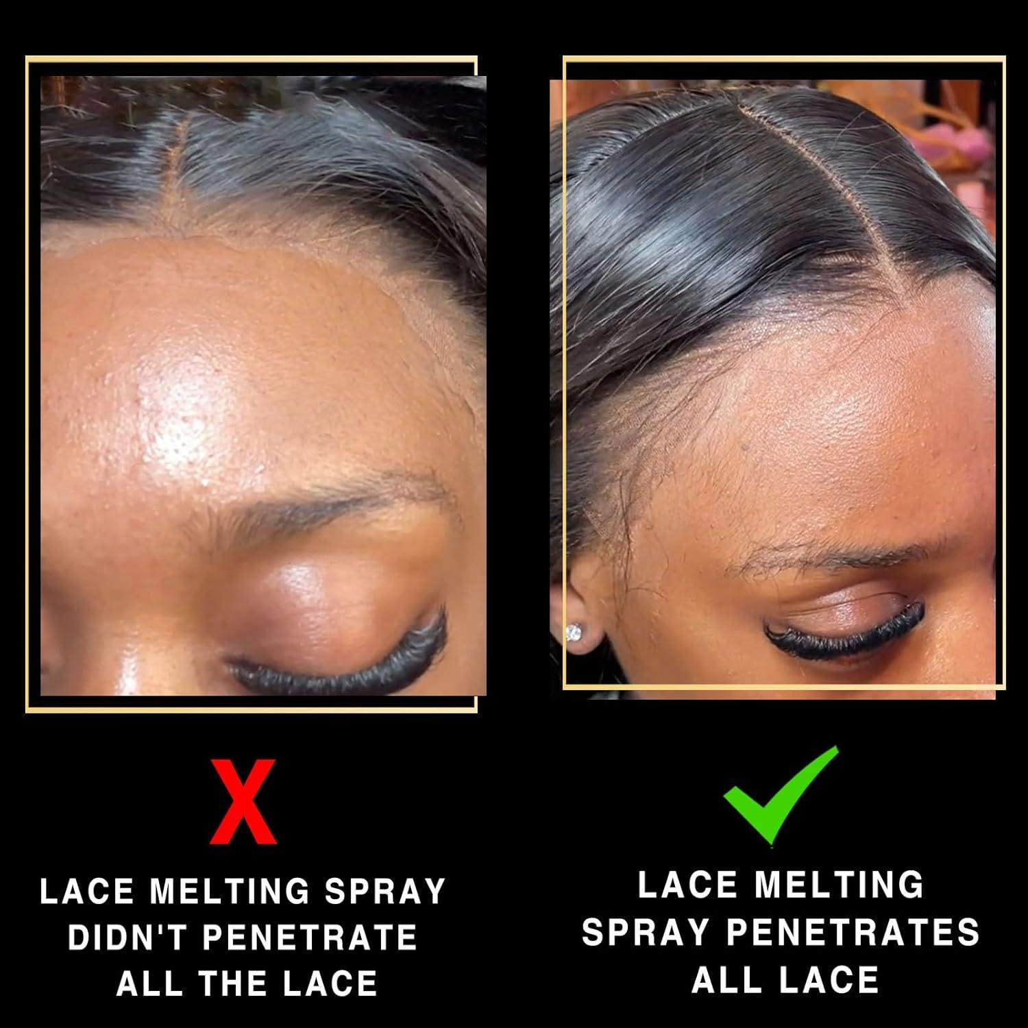 imageGoiple Lace Melting Spray for Wigs Closures amp Extensions Styling Agent with Strong Natural Finish Fast Drying Water amp Oil Resistant Includes Hair Adhesive Edge Control Wax amp Hair Wax Stick