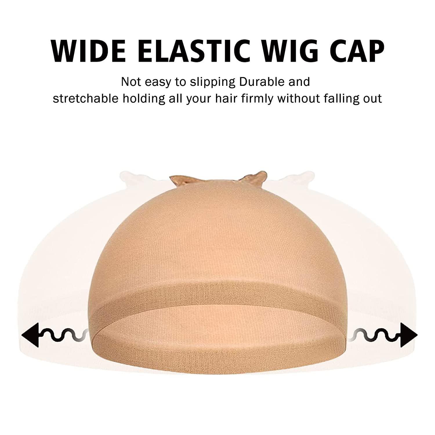 imageWig Accessory Essentials Kit Lace Front Wig Glue amp Remover Wig Caps Elastic Band Hair Wax Stick Edge Control Edge Brush Hair Shear Dermaplanning Razor Tool and Edge Scarf 10PCSwig glue kit29pcs