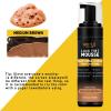 Lace Tint Melting Hair Mousse, 6.8 fl oz Lace Tint Mousse for Women Hair Wig Lace Wigs Toupees and Hairpieces Natural Finishing Lace Color, Lace Tint Mousse for Wigs Melts Lace Foam Tint(Light Brown)(Medium Brown)