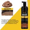 Lace Tint Melting Hair Mousse, 6.8 fl oz Lace Tint Mousse for Women Hair Wig Lace Wigs Toupees and Hairpieces Natural Finishing Lace Color, Lace Tint Mousse for Wigs Melts Lace Foam Tint(Light Brown)(Dark Brown)