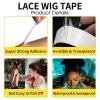 Wig Tape for Lace Wigs Double-sided Waterproof Lace Tape – Adhsive Strips for Lace Front Wig Toupee, Hairpiece- Tape in Extension Remover Hair Glue Remover, Fast Acting Hair Extensions Remover Set(wig tape &remover set)