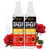 Goiple Wig Milk Spray Wig Spray for Synthetic Hair, Leave-In Conditioner for Hair Wigs, Conditioner ＆ Detangler 2 in 1 Moisturizer, Hydrates & Replenishes Synthetic Wigs Easy Combing (3.4 fl oz)(Rose)