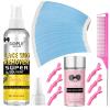 Wig Tape for Lace Wigs Double-sided Waterproof Lace Tape – Adhsive Strips for Lace Front Wig Toupee, Hairpiece- Tape in Extension Remover Hair Glue Remover, Fast Acting Hair Extensions Remover Set(wig tape &remover set)