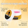 Strong Hold Smoothing Braiding Gel for Twists, Locs, Edges, Cornrows – With Hair Braiding Tools: Magnetic Pin Wristband, Comb – No Flake, High Shine
