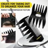 Goiple Hair Clay and Texture Comb Kit – Matte Finish Hair Clay for Men with Strong Hold & Dual-Teeth Volumizing Texture Comb Set, Hair Styling Tools for Adding Volume & Texture