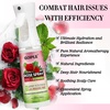 2PCS Rose Water for Hair Loc Spray Moisturizing Refreshing for Locs – Rose Water Hair Scalp Moisturizer – Hydrating Dreadlock Moisturizer to Nourish the Scalp Rosewater & Peppermint Spray Prevents Dry