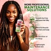 Rose Water for Hair Loc Spray Moisturizing Refreshing | Rose Water Hair Scalp Moisturizer Hydrating Dreadlock Moisturizer to Nourish the Scalp Rosewater & Peppermint Spray Prevents Dry (3.4 fl oz)