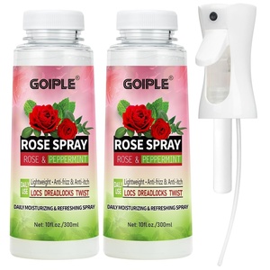 2PCS Rose Water for Hair Loc Spray Moisturizing Refreshing for Locs – Rose Water Hair Scalp Moisturizer – Hydrating Dreadlock Moisturizer to Nourish the Scalp Rosewater & Peppermint Spray Prevents Dry