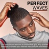 Handle Brushes for 360 Waves – Hard Wave Hair Brushes Wave Styler Great for Wolfing Wave Styler Brush Great for Black Hair – Boar & Nylon Bristle Curve Wave Brush for Barbers & Daily Use (Red)